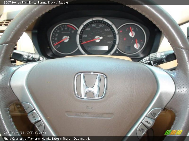 Formal Black / Saddle 2007 Honda Pilot EX-L