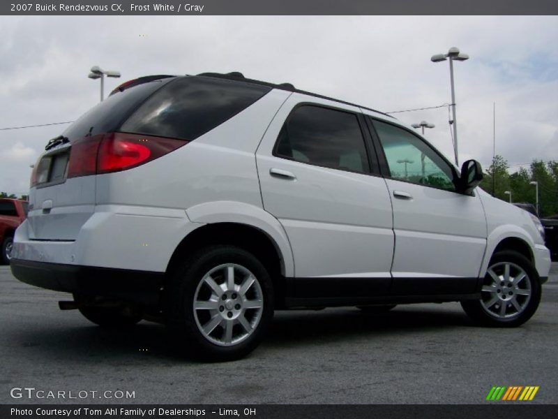 Frost White / Gray 2007 Buick Rendezvous CX