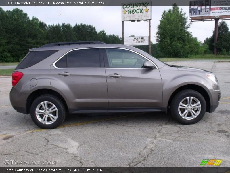Mocha Steel Metallic / Jet Black 2010 Chevrolet Equinox LT