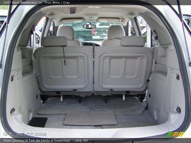 Frost White / Gray 2007 Buick Rendezvous CX