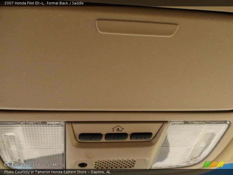 Formal Black / Saddle 2007 Honda Pilot EX-L