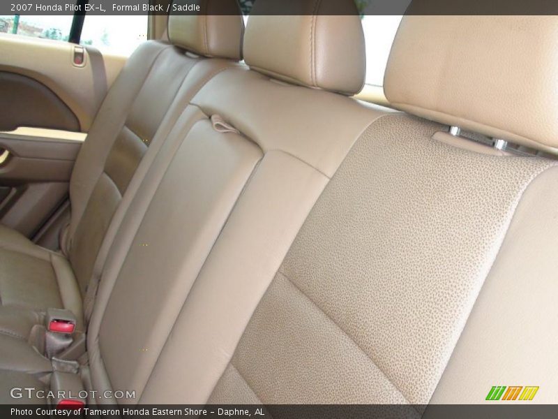 Formal Black / Saddle 2007 Honda Pilot EX-L