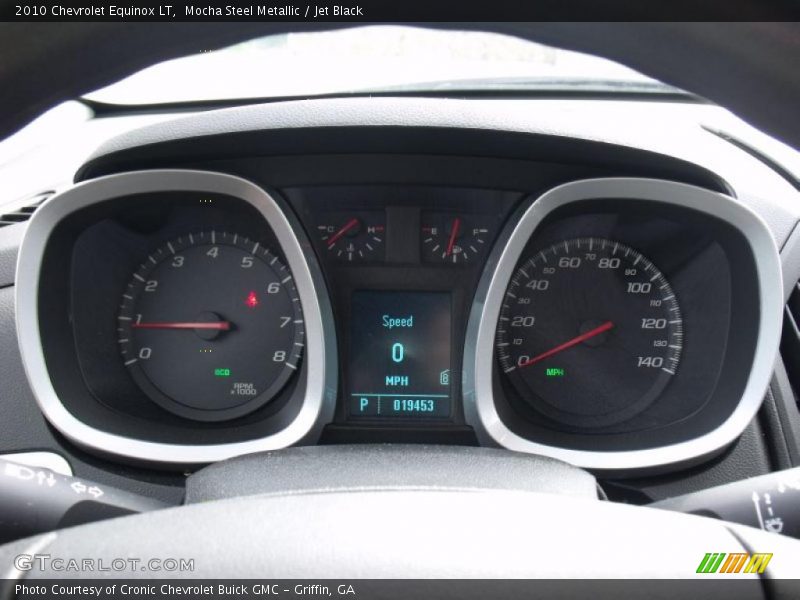 Mocha Steel Metallic / Jet Black 2010 Chevrolet Equinox LT
