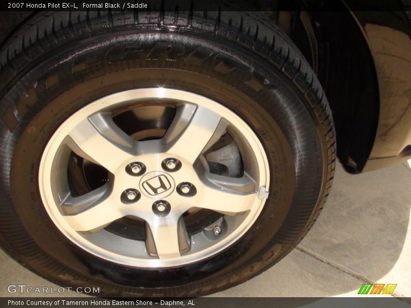 Formal Black / Saddle 2007 Honda Pilot EX-L