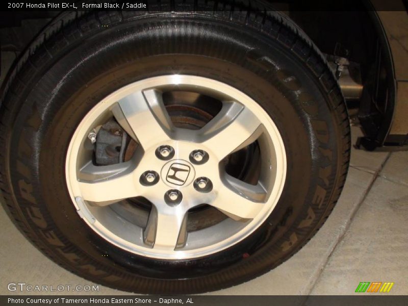 Formal Black / Saddle 2007 Honda Pilot EX-L