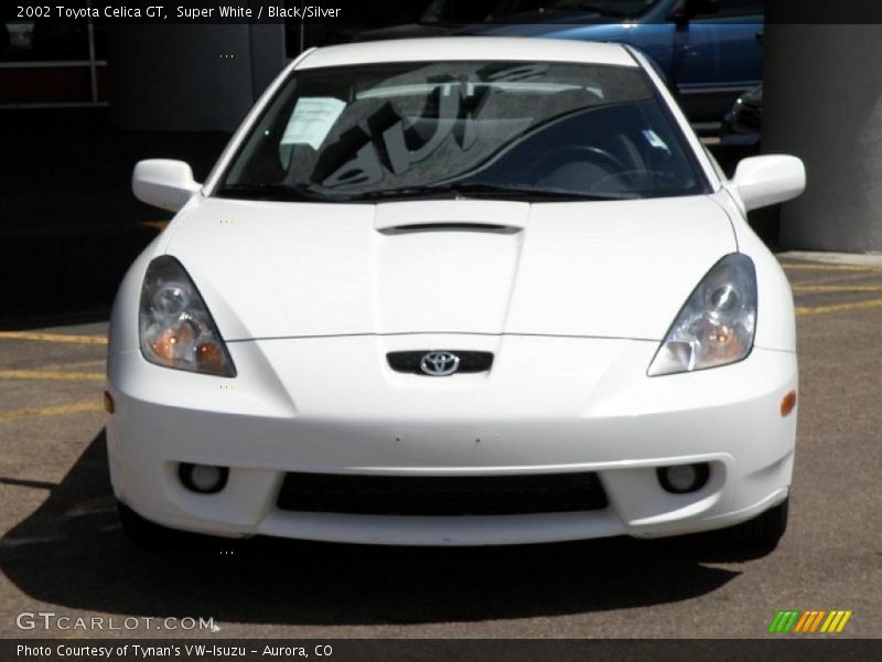 Super White / Black/Silver 2002 Toyota Celica GT