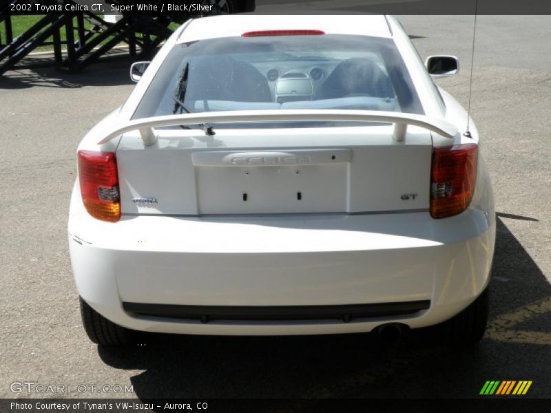 Super White / Black/Silver 2002 Toyota Celica GT