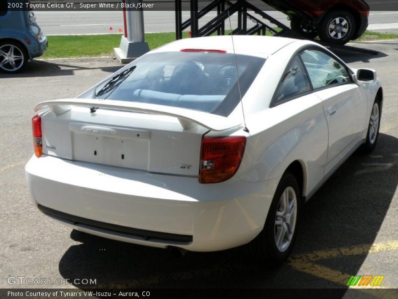 Super White / Black/Silver 2002 Toyota Celica GT