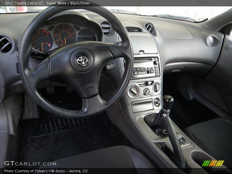 Super White / Black/Silver 2002 Toyota Celica GT