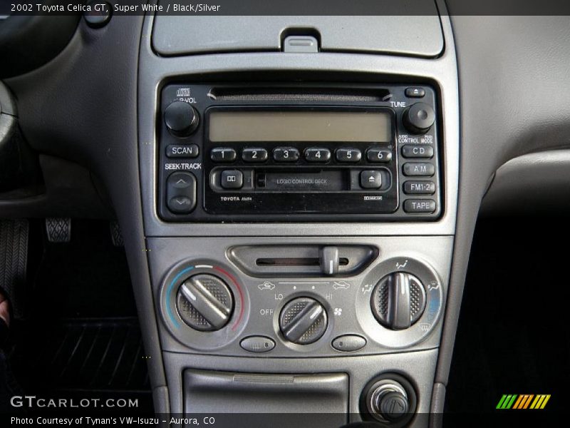 Super White / Black/Silver 2002 Toyota Celica GT