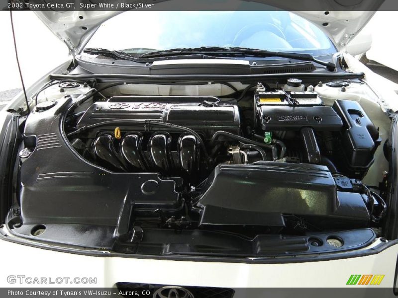Super White / Black/Silver 2002 Toyota Celica GT