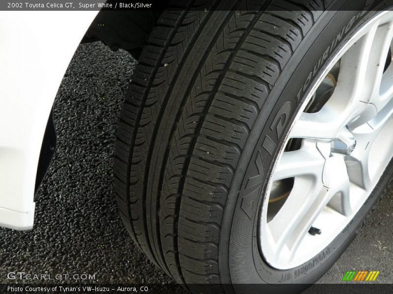 Super White / Black/Silver 2002 Toyota Celica GT