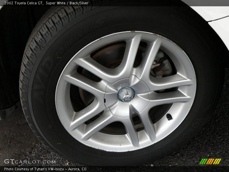 Super White / Black/Silver 2002 Toyota Celica GT