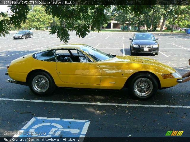 Yellow / Black 1971 Ferrari 365 GTB/4 Daytona