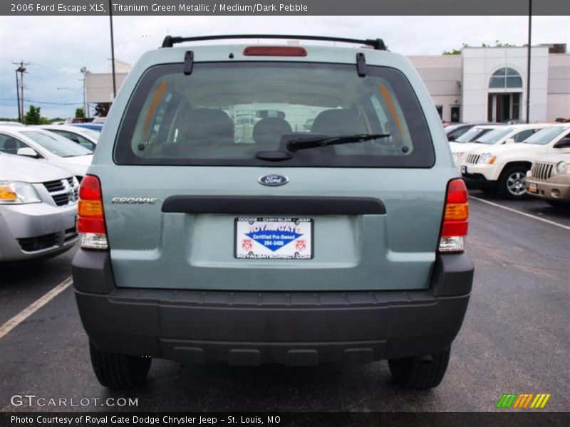 Titanium Green Metallic / Medium/Dark Pebble 2006 Ford Escape XLS