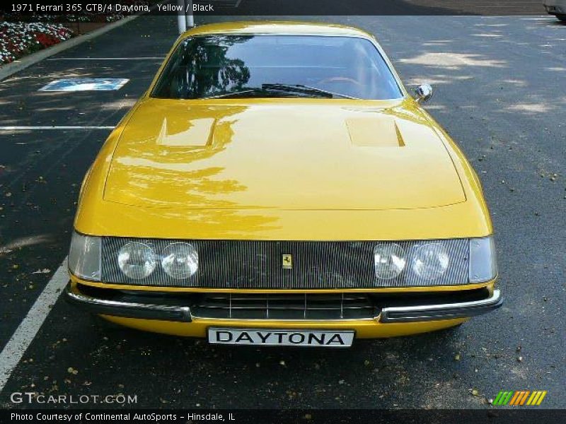 Yellow / Black 1971 Ferrari 365 GTB/4 Daytona