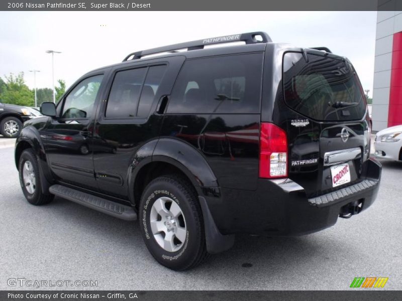 Super Black / Desert 2006 Nissan Pathfinder SE