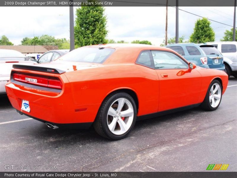 HEMI Orange / Dark Slate Gray 2009 Dodge Challenger SRT8