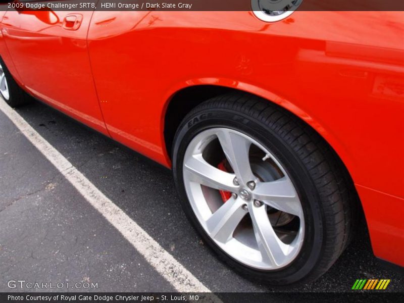 HEMI Orange / Dark Slate Gray 2009 Dodge Challenger SRT8