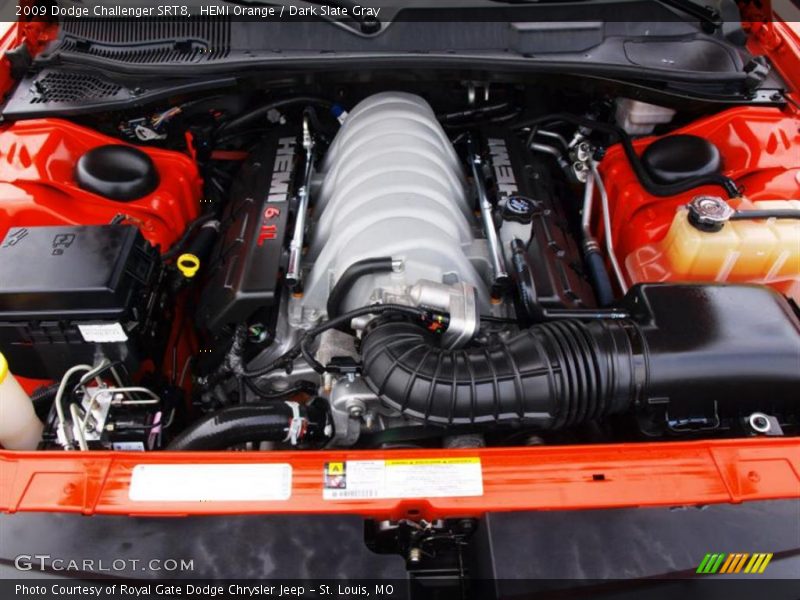 HEMI Orange / Dark Slate Gray 2009 Dodge Challenger SRT8