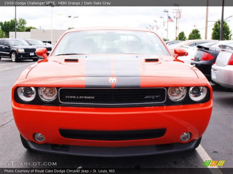 HEMI Orange / Dark Slate Gray 2009 Dodge Challenger SRT8