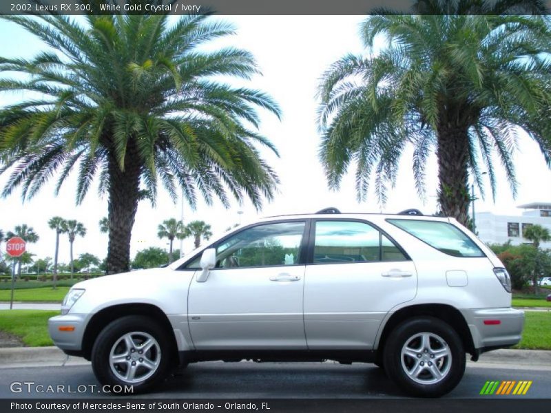 White Gold Crystal / Ivory 2002 Lexus RX 300