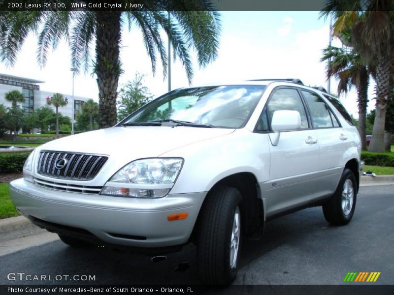 White Gold Crystal / Ivory 2002 Lexus RX 300