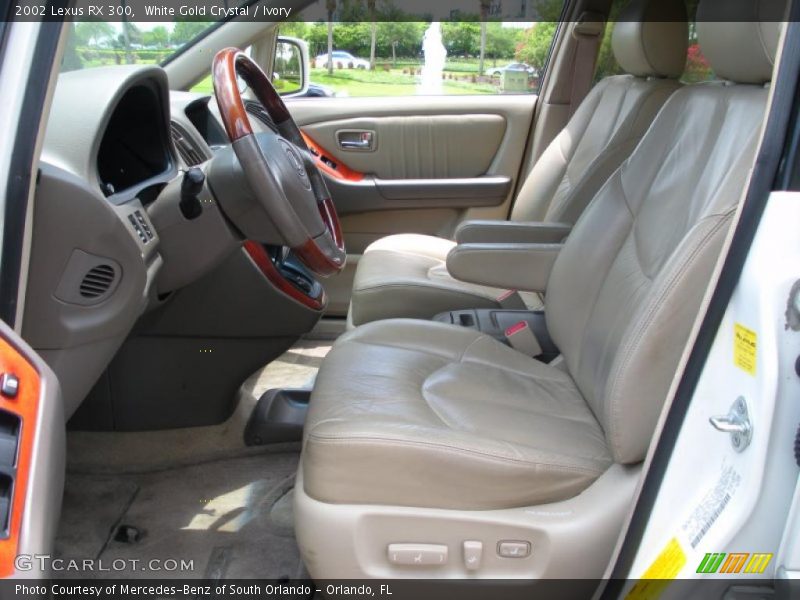 White Gold Crystal / Ivory 2002 Lexus RX 300