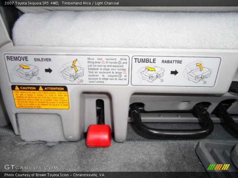 Timberland Mica / Light Charcoal 2007 Toyota Sequoia SR5 4WD