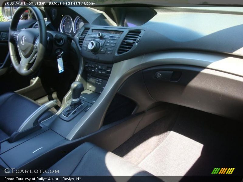 Basque Red Pearl / Ebony 2009 Acura TSX Sedan