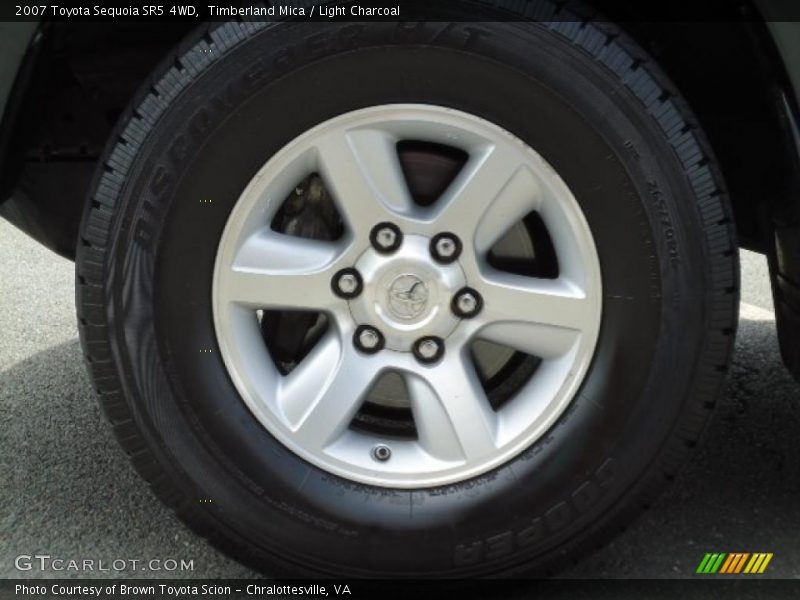 Timberland Mica / Light Charcoal 2007 Toyota Sequoia SR5 4WD