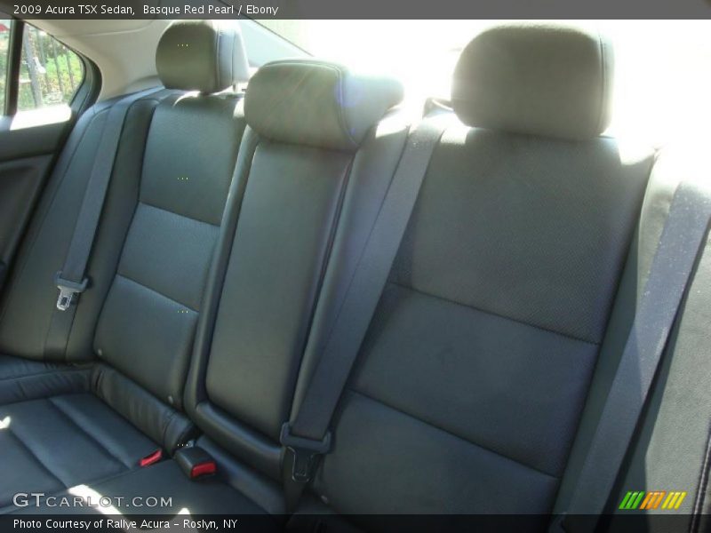Basque Red Pearl / Ebony 2009 Acura TSX Sedan