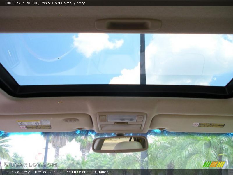 White Gold Crystal / Ivory 2002 Lexus RX 300