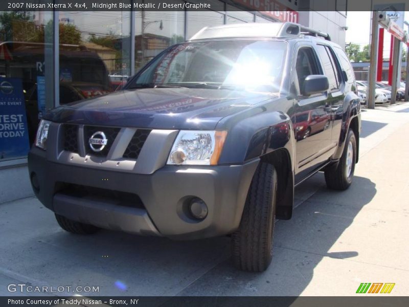 Midnight Blue Metallic / Desert/Graphite 2007 Nissan Xterra X 4x4