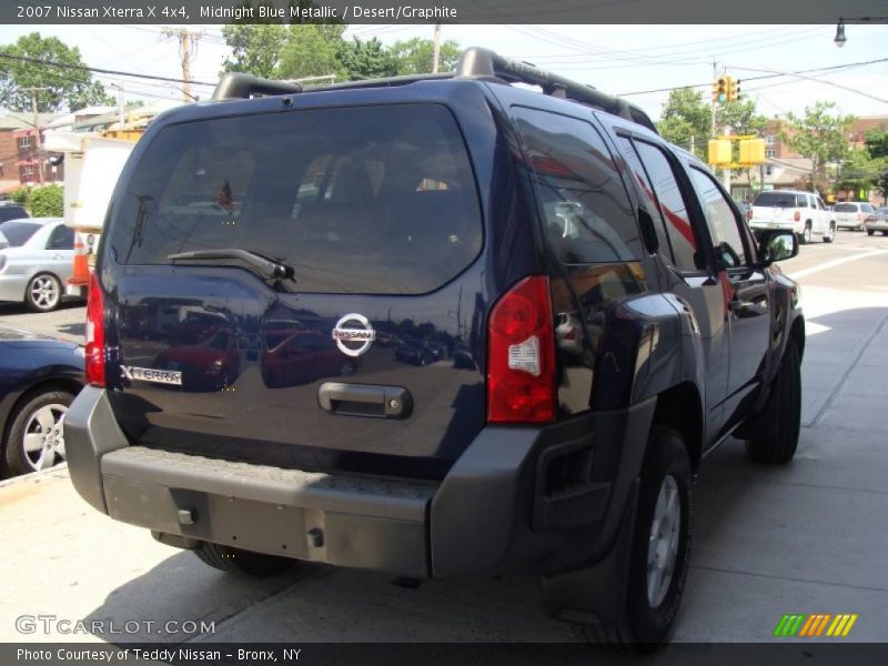 Midnight Blue Metallic / Desert/Graphite 2007 Nissan Xterra X 4x4