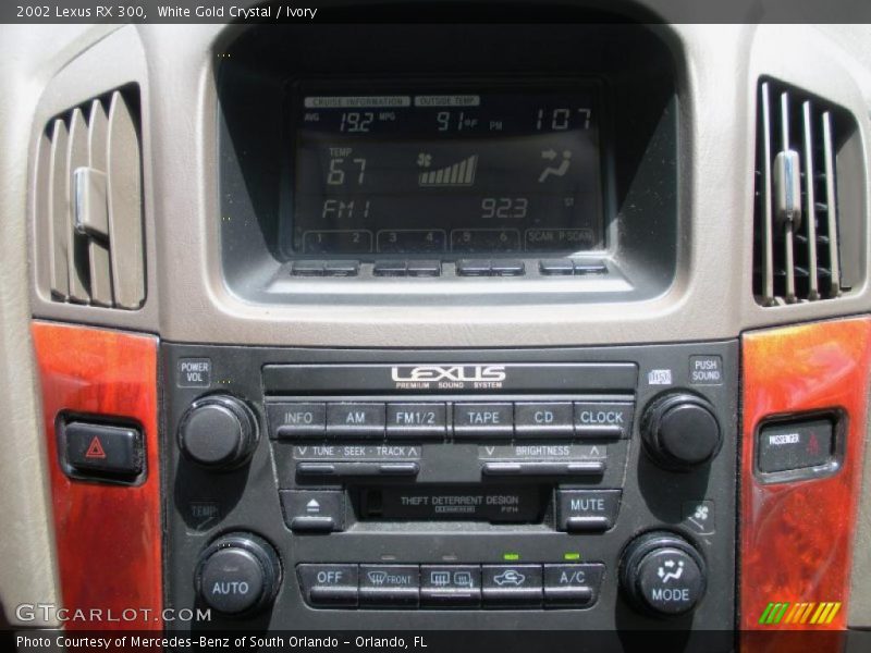White Gold Crystal / Ivory 2002 Lexus RX 300