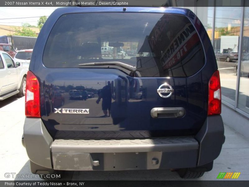 Midnight Blue Metallic / Desert/Graphite 2007 Nissan Xterra X 4x4