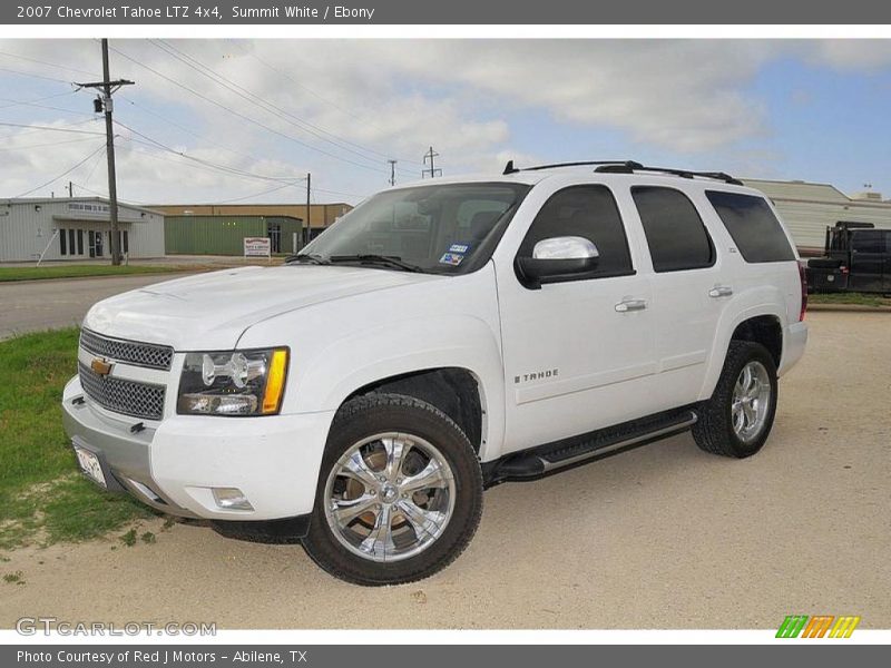Summit White / Ebony 2007 Chevrolet Tahoe LTZ 4x4