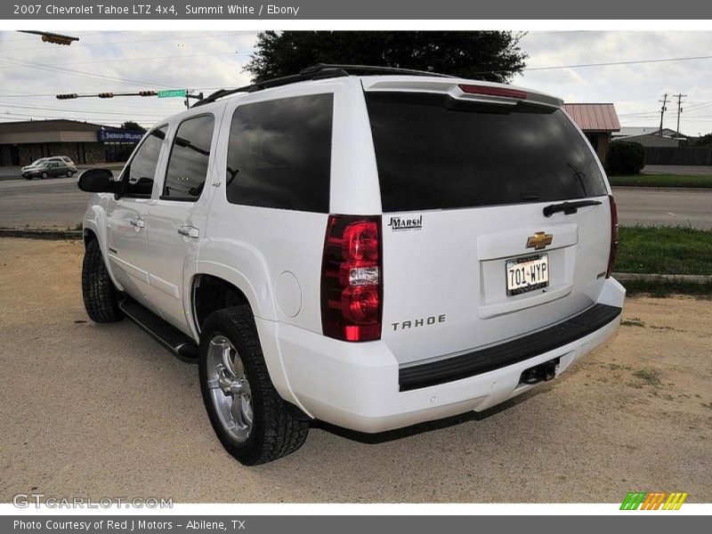 Summit White / Ebony 2007 Chevrolet Tahoe LTZ 4x4
