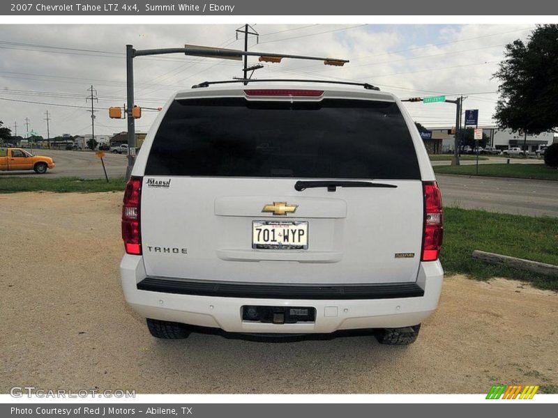 Summit White / Ebony 2007 Chevrolet Tahoe LTZ 4x4