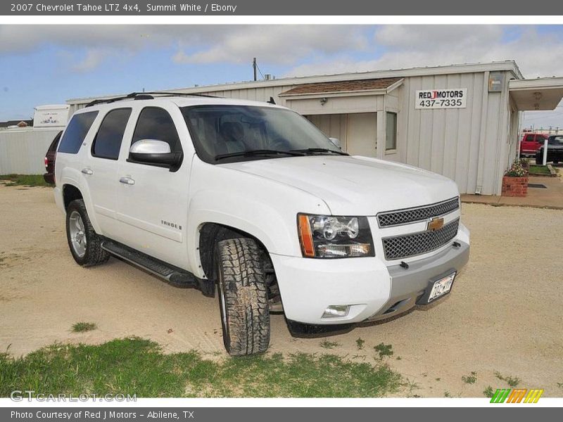 Summit White / Ebony 2007 Chevrolet Tahoe LTZ 4x4