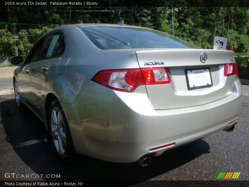 Palladium Metallic / Ebony 2009 Acura TSX Sedan