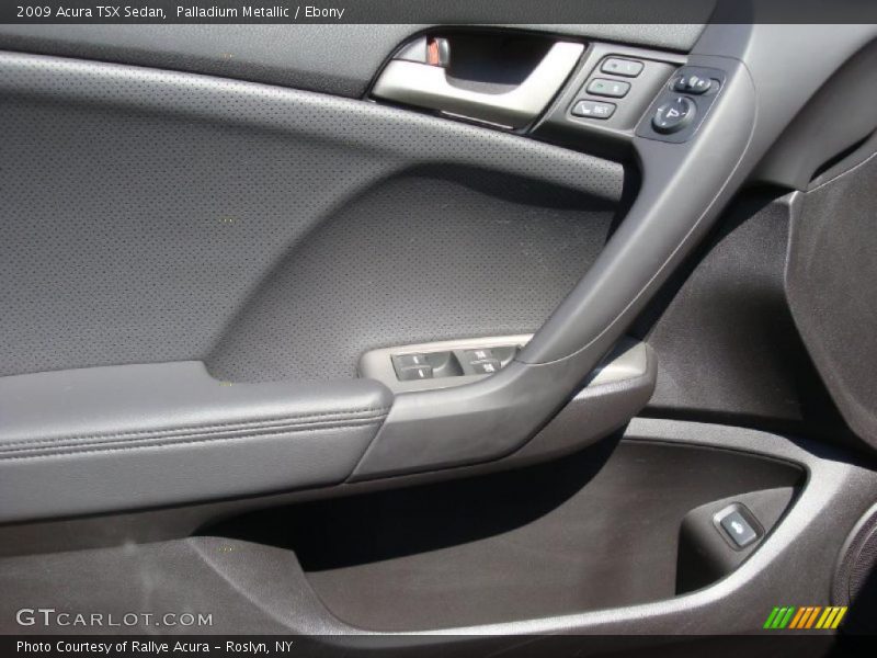 Palladium Metallic / Ebony 2009 Acura TSX Sedan