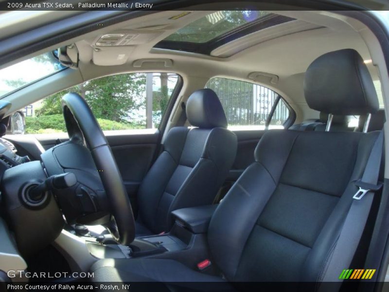 Palladium Metallic / Ebony 2009 Acura TSX Sedan