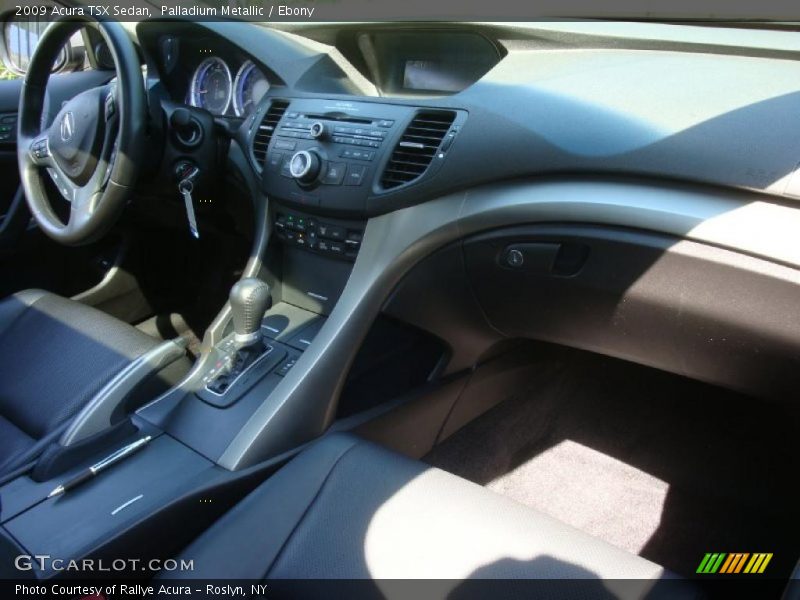 Palladium Metallic / Ebony 2009 Acura TSX Sedan