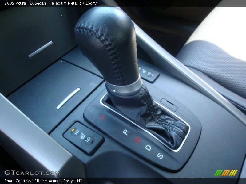 Palladium Metallic / Ebony 2009 Acura TSX Sedan