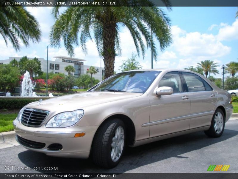 Desert Silver Metallic / Java 2003 Mercedes-Benz S 430 Sedan