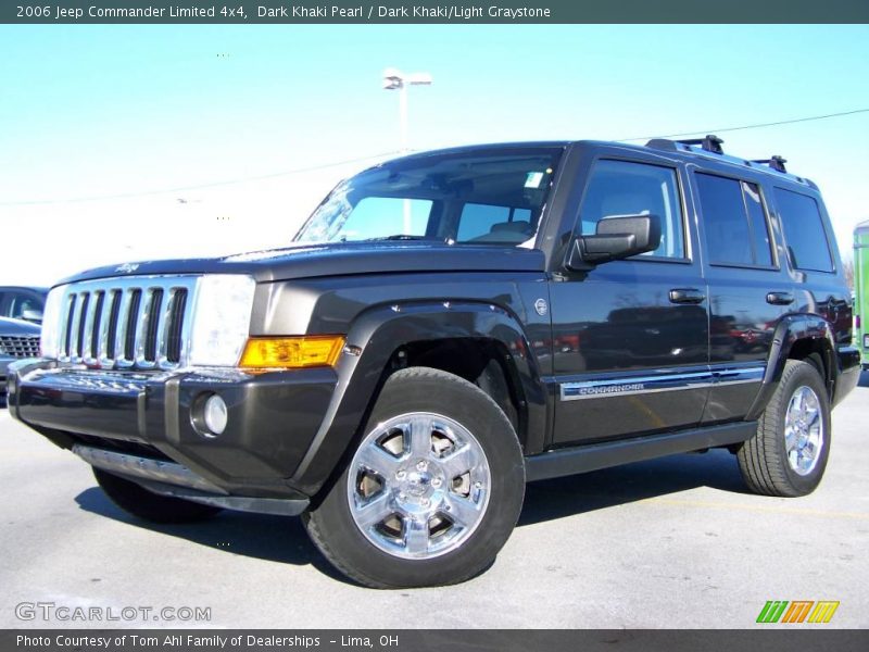 Dark Khaki Pearl / Dark Khaki/Light Graystone 2006 Jeep Commander Limited 4x4
