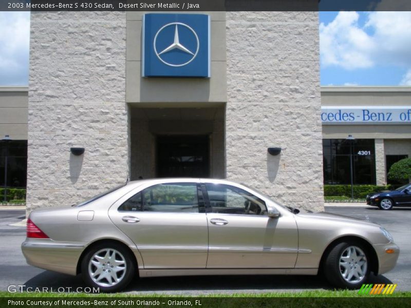 Desert Silver Metallic / Java 2003 Mercedes-Benz S 430 Sedan
