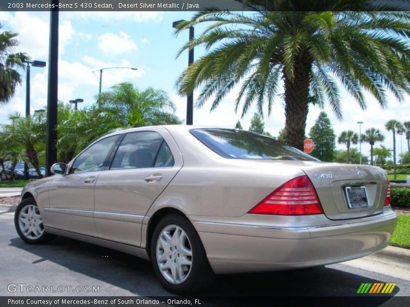 Desert Silver Metallic / Java 2003 Mercedes-Benz S 430 Sedan